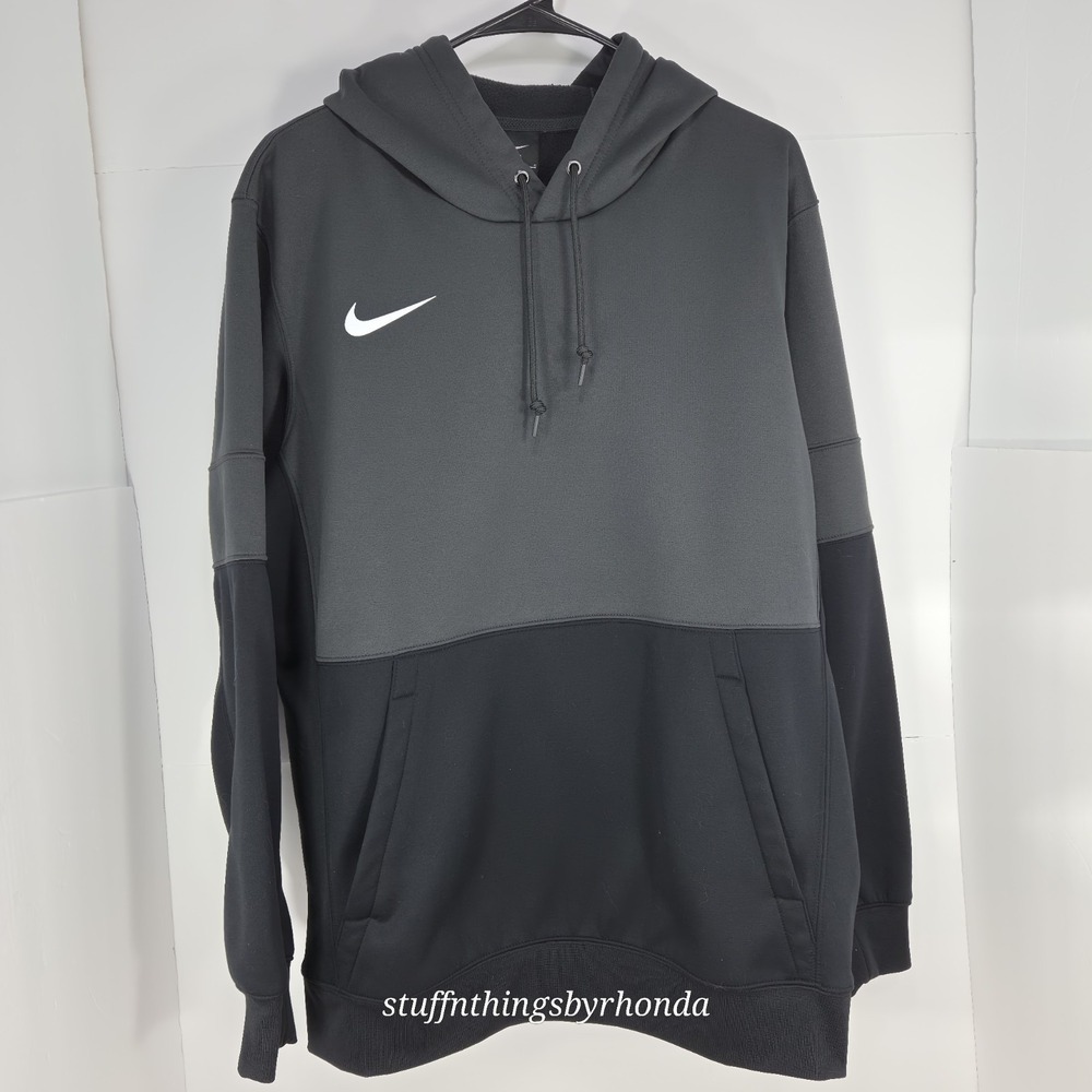 Nike Men's Large Therma-FIT Colorblock Pullover Training Hoodie Style CI4765-060